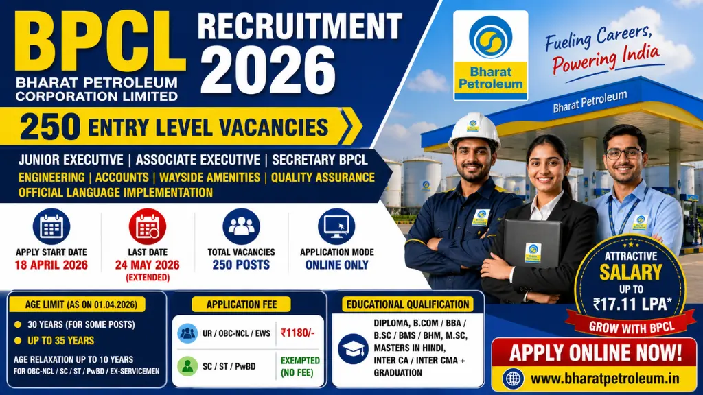BPCL Recruitment 2026
