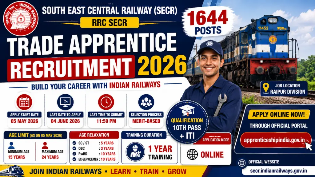 rrc-secr-trade-apprentice-recruitment-2026