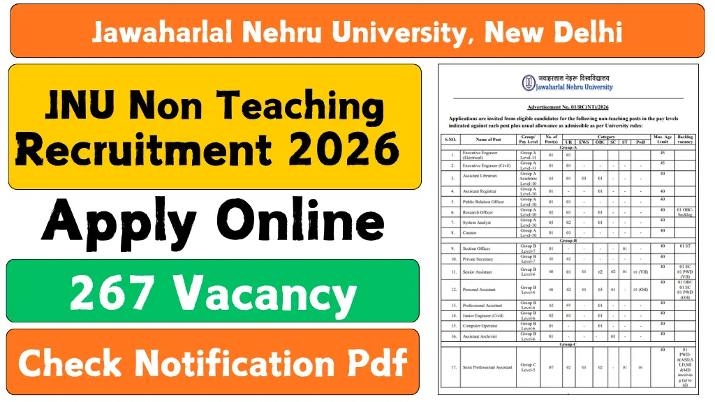 jnu-non-teaching-recruitment-2026