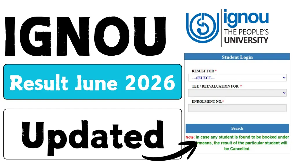 IGNOU Result June 2026