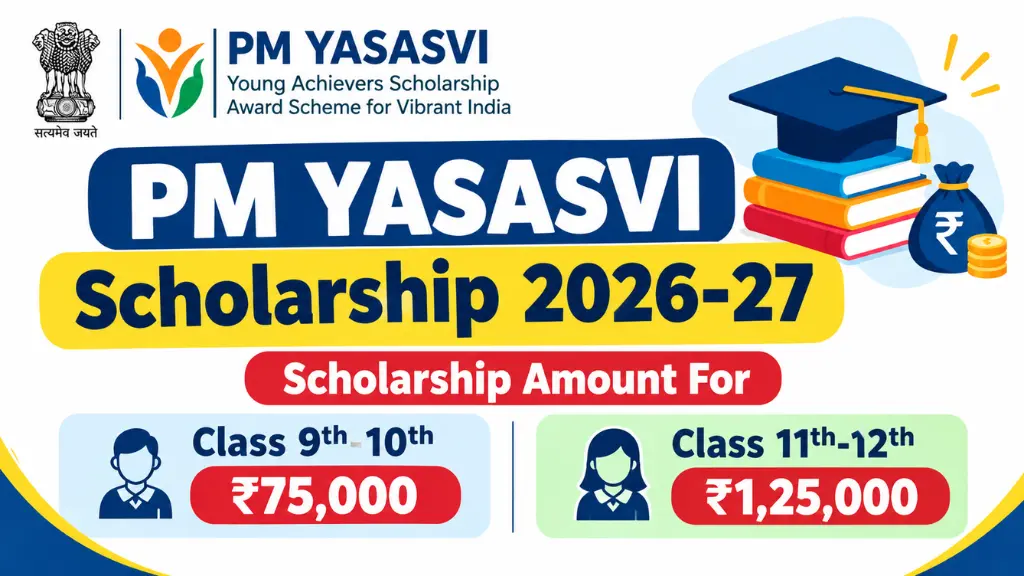 PM YASASVI Scholarship 2026-27