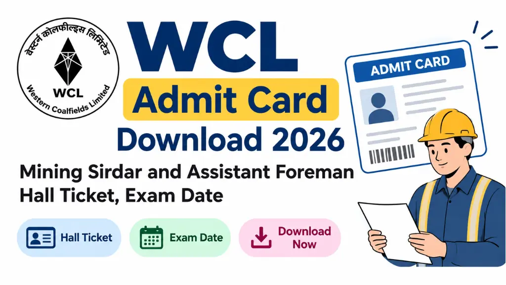 WCL Admit Card 2026
